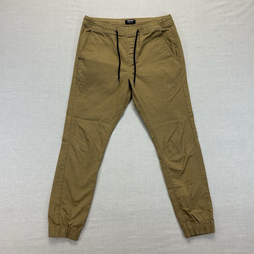 Denizen from Levi's Khaki Joggers Men's Medium Drawstring Pockets Casual Pants